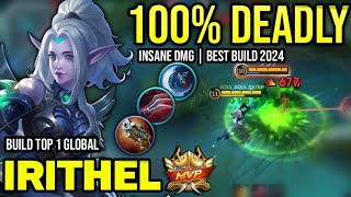 IRITHEL BEST BUILD 2024 | BUILD TOP 1 GLOBAL IRITHEL GAMEPLAY | MOBILE LEGENDS✓