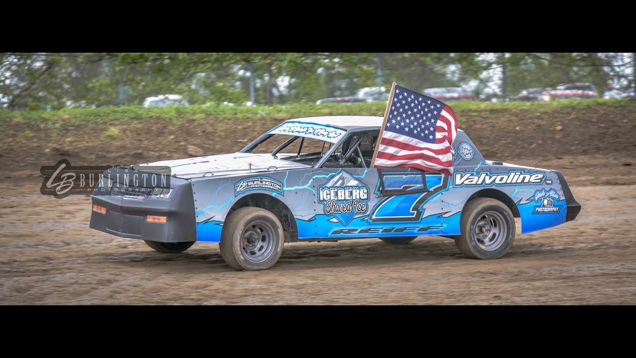 Popping wheelies in a PURE STOCK At Central Missouri Speedway 62020