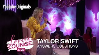 Taylor Swift Answers Questions From Fans From Lover’s Lounge Live