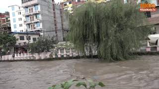 काठमाडौंमा आयो ठूलो बाढी Latest Flood in Dhobhikhola Kathmandu