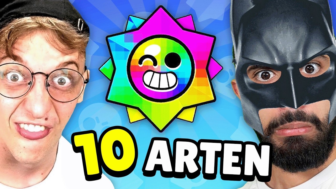 10 ARTEN von BRAWL STARS SPIELERN! 😂