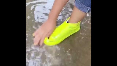غطاء حذاء مضاد للماء والانزلاق مصنوع من السيليكون - Anti Slip Silicone Waterproof Shoe Cover (s100)