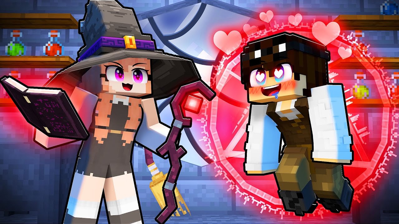 STHAN ficou APAIXONADO por uma BRUXA no  Minecraft!