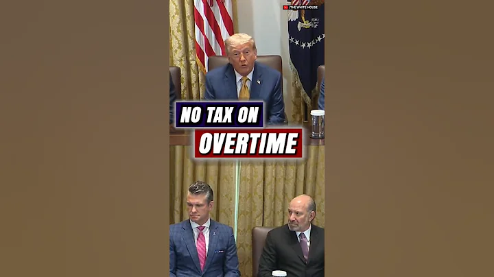 No TAX on Overtime! Trump's HUGE CLAIM on Tax Cut in USA | donald trump press conference #shorts