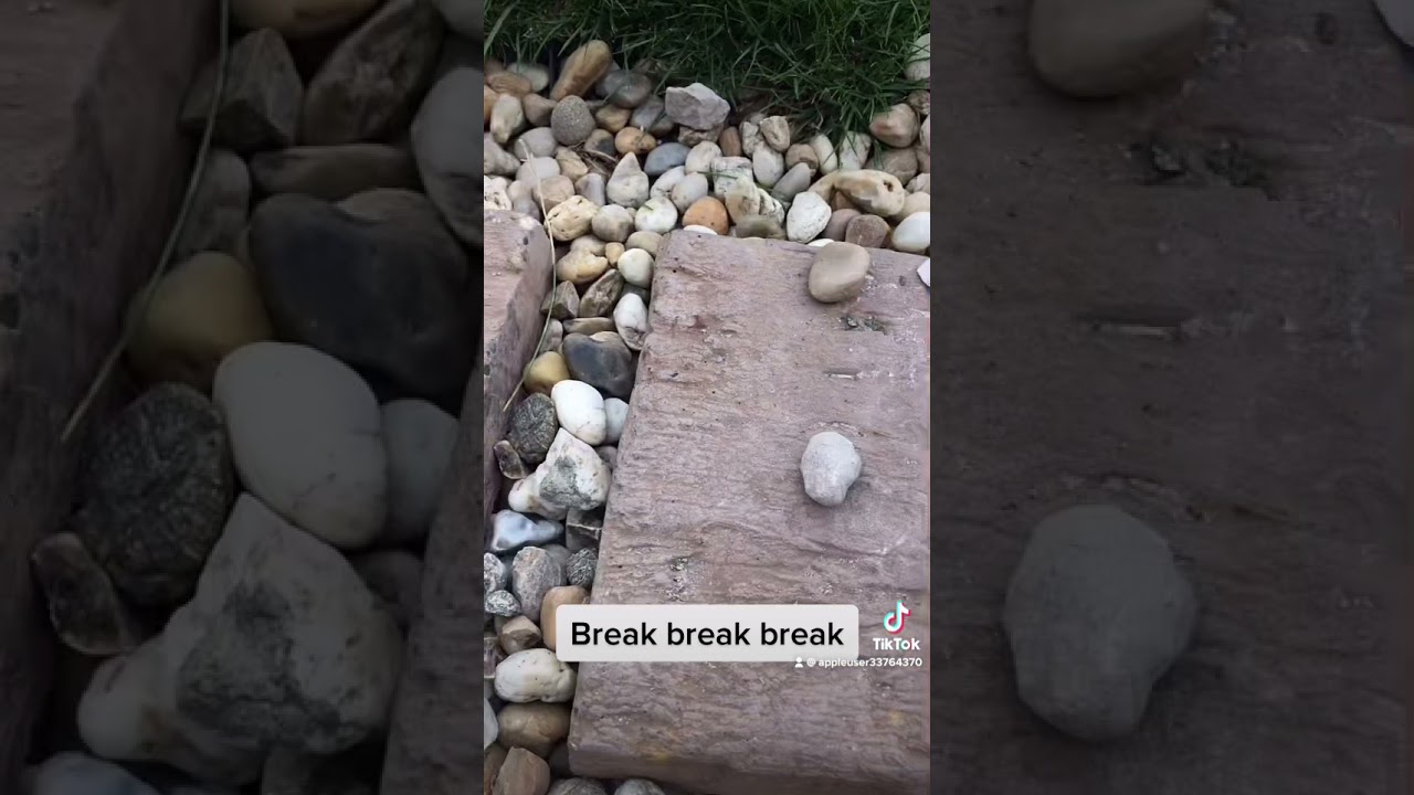 Breaking small rocks
