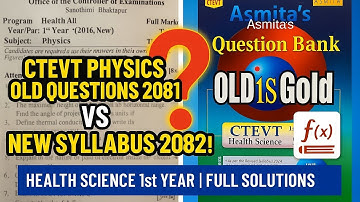 CTEVT :-🔥1st Year Physics Exam 2081/2082 | Full Paper Solution with Easy Tricks!" #physics #ctevt