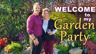 October Garden Party | Fire Pit, String Lights & Cozy Fall Nights in My Carolina Garden
