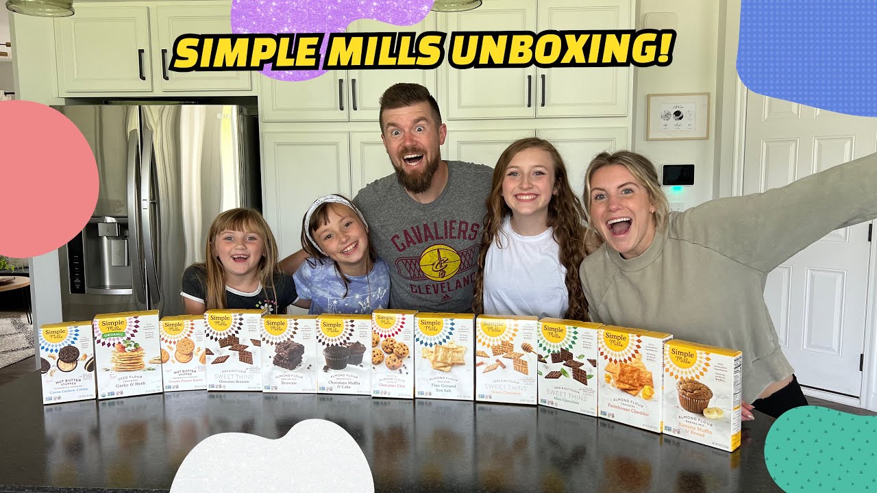 Simple Mills Roc NEW! SIMPLE MILLS UNBOXING VIDEO! @Simple Mills - YouTube