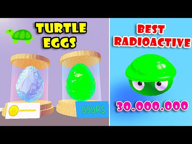 New Turtle Egg Update Make The Best Radioactive Turtle Blob - roblox blob simulator