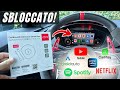 YOU TUBE, NETFLIX e CARPLAY WIRELESS in auto con ATOTO CB6!
