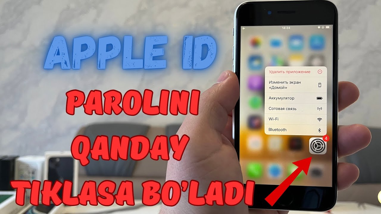 apple id parolini bilish