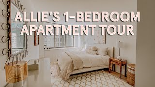 My Twin Sister's Empty & Fully Furnished NYC Apartment Tour: 1Bed/1Bath | Allie & Lucie Fink