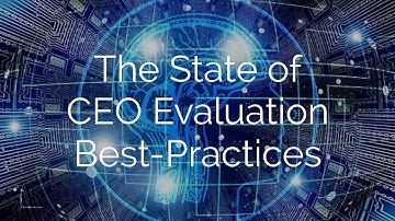 Summary of CEO Evaluation Best Practices