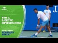 Novak djokovics impressions of tennis stars  2023 us open