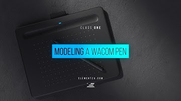 3D Modeling for Beginners / Creating a Wacom Pen