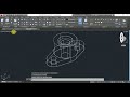 Autocad mechanical 3d practice drawing tutorial ex 10  tamil 