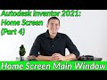 Home Screen Main Window - Home Screen (Part 4) | Autodesk Inventor 2021 IN DEPTH