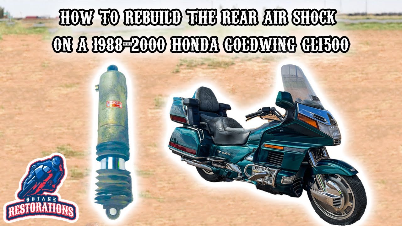 How to rebuild the rear air shock on a GL1500 YouTube