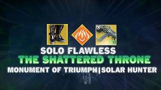 Crackshot Hunter | Solo Flawless Shattered Throne  /w Cull's Shadow [Destiny 2]