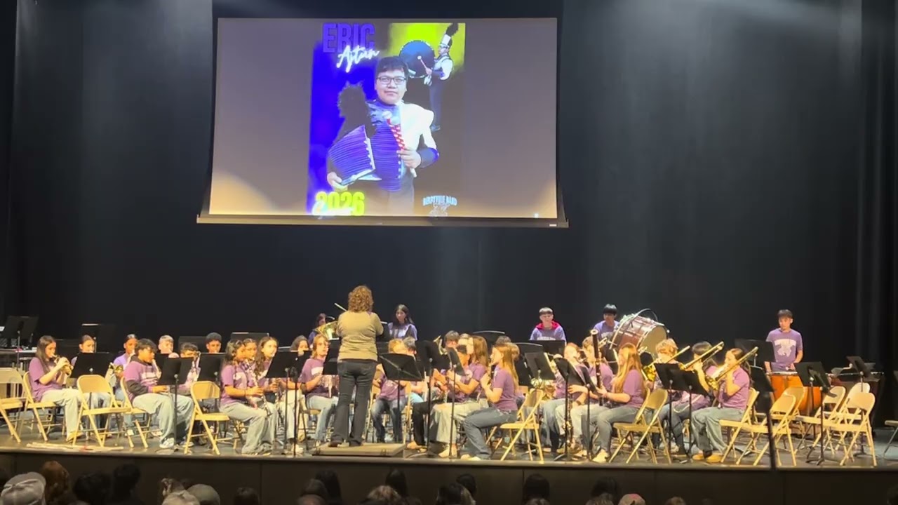 7th grade band Mid winter concert 2026