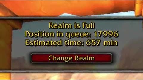 wow classic queue times are cool
