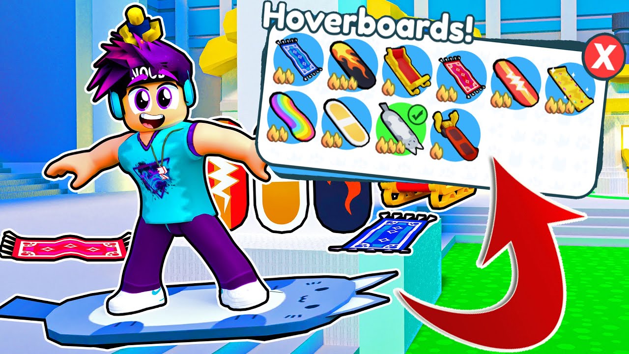 How to Get ALL HOVERBOARDS in Pet Simulator X 