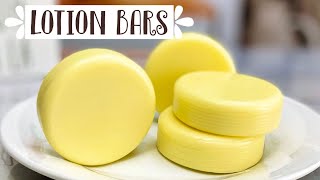 3Ingredient Solid Lotion Bars!  Nongreasy Recipe!