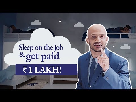 Get Paid to Sleep | Sleep Internship | #DreamJob | Wakefit