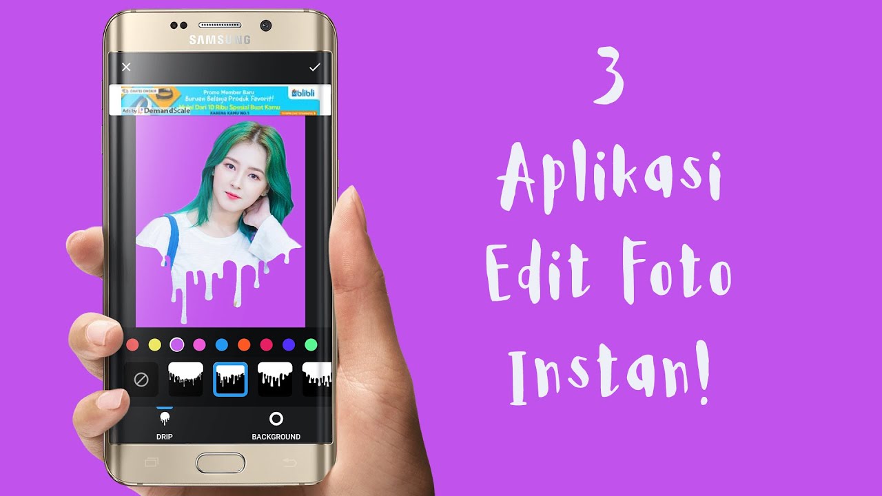 3 Aplikasi  Edit  Foto  Instan Terkeren di Android YouTube