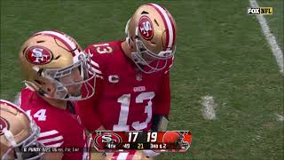 San Francisco 49ers final drive ends with missed field goal - Cleveland Browns - NFL Week 6 2023