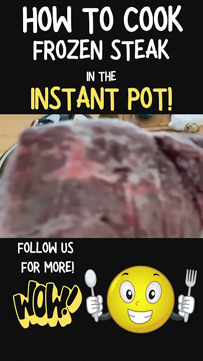 How to Cook Frozen Meat in an Instant Pot - Chef Alli