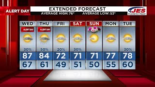 Southwest, Central Virginia Weather | Noon  Wednesday, May 8, 2024