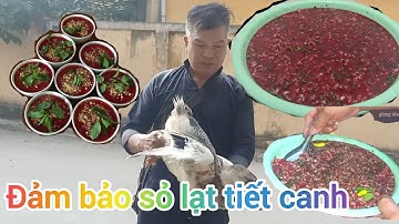 Đánh tiết canh vịt úp bát , sỏ lạt xách đem về nhà cho vợ