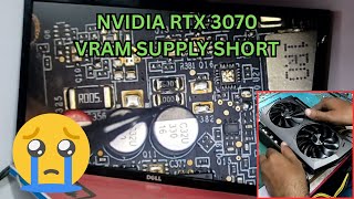 NVIDIA RTX 3070 VRAM and 1.8V Supply Short Case Study | AR Advance Repairing