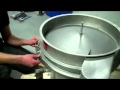 How to change weight settings  assemble a kason vibroscreen circular vibratory separator