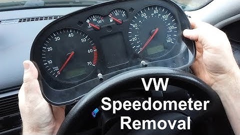Speedometer Unit Removal - Volkswagen Golf