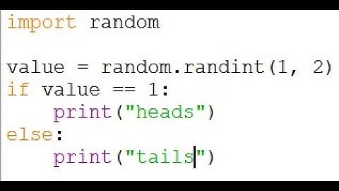 Coin Flipping Simulator in python IDLE