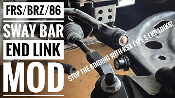FRS RSX Type S Sway Bar End Link Install | FIX THE BIND