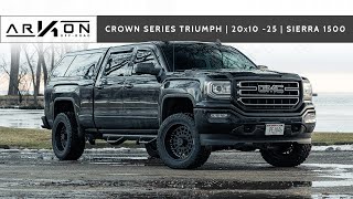 ARKON Crown Series Triumph 20x10 -25 2017 GMC Sierra 1500