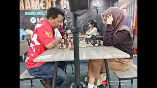Hariyono VS WFM Regita Desyari Putri, Turnamen Catur Pasar Pagi Mangga Dua LCC - KGCC