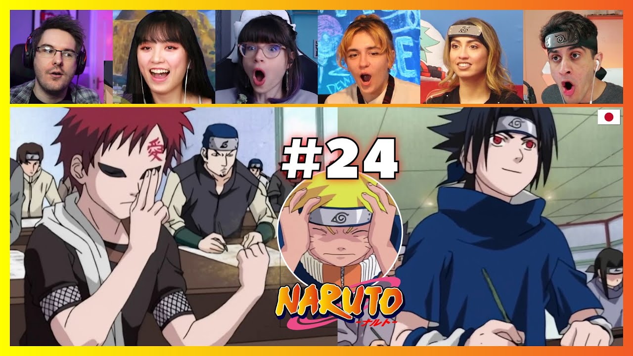 🍃O Exame Chunin (Naruto Clássico ep 24 parte 2/2) #react 