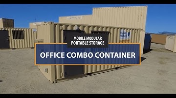 Portable Storage Office Combo Container