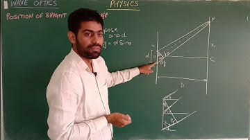 WAVE OPTICS - 8 (position of bright and dark fringe )by ombir Jindher
