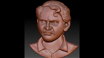 Vangaveeti Mohana Ranga 3d design for CNC and Jewelry | Zbrush tutorials for Telugu