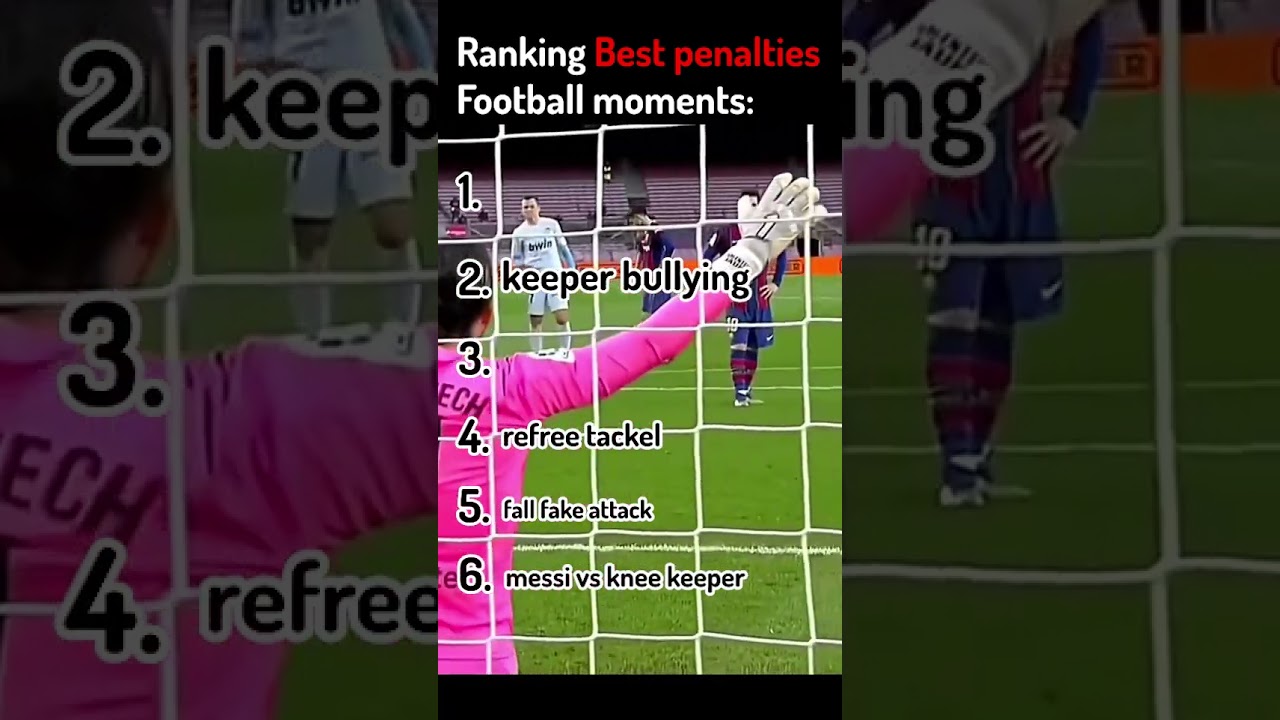 Ranking best penalties Football moments!