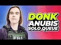 DONK Plays FACEIT Solo Queue with Utility Guide and Voice Comms (Anubis)