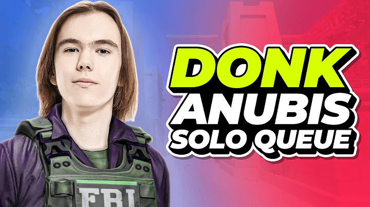 DONK Plays FACEIT Solo Queue with Utility Guide and Voice Comms (Anubis)