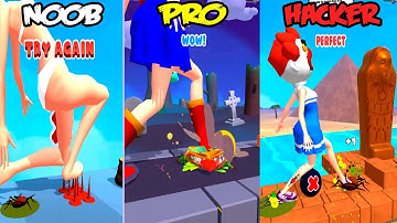 ASMR Tippy Toe 🦶 NOOB vs PRO vs HACKER