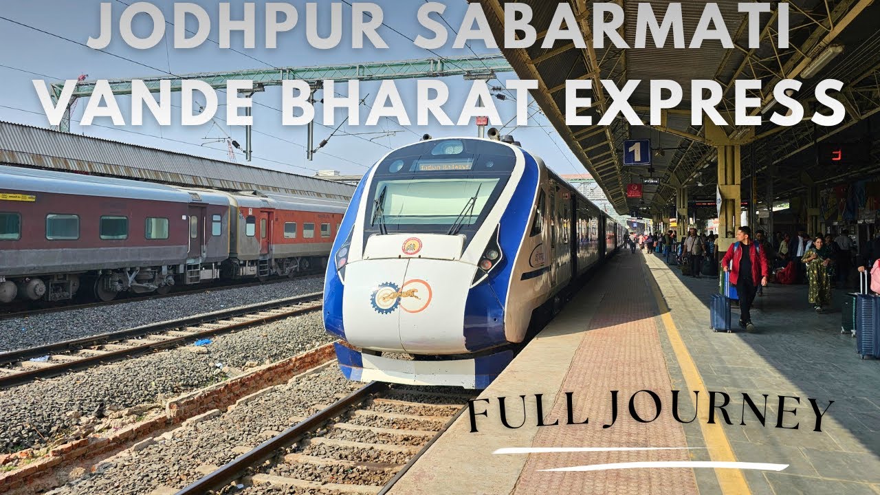 12461 Jodhpur Sabarmati Vande Bharat Express : Jodhpur to Ahmedabad : Full Journey : Indian Railways
