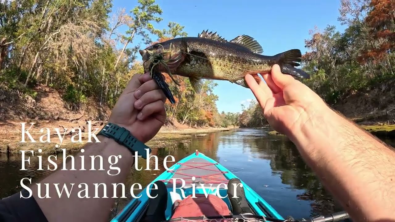 Bass Fishing the Suwannee River Rapids & Finding Ancient Marine Fossils